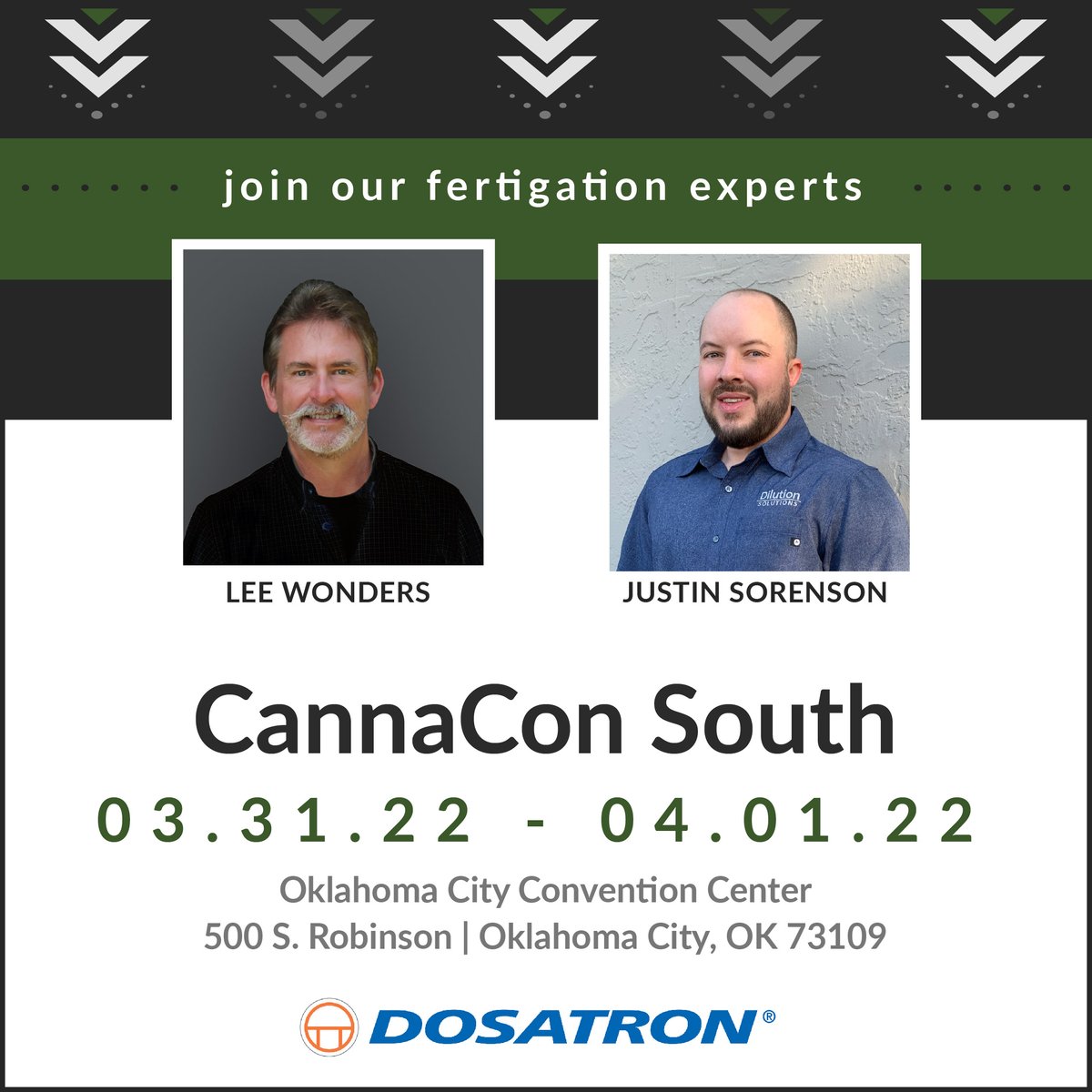 DosatronJason's tweet photo. Please visit our Fertigation Experts at CannaCon South in OKC this week. #dosatronusa #clickclack #nutrientdeliverysystem https://t.co/HdhorAplvs