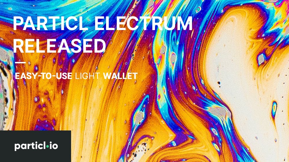 ParticlProject's tweet photo. Particl #Electrum has arrived on desktop &amp; Android! 🎉

Get your hands on the new light wallet and easily manage your #Particl wallet on the go without having to sync the #blockchain 🔗

But remember; it only sets the stage for bigger things to come!

👉️ https://t.co/3xlFw6xeaJ https://t.co/oeRSzL40z6