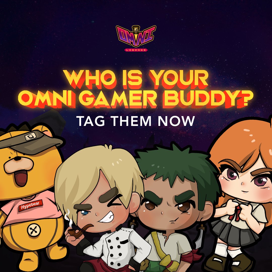 IT'S MORE FUN WITH A GAMER BUDDY! 🕹️

INVITE your GAMER BUDDIES NOW and JOIN #OMNILEGENDS to GET EXCITING REWARDS! 

PLAY and EARN with YOUR FRIENDS! 🧑‍🤝‍🧑💪

VISIT and PLAY here: 

📣: t.me/oneomniversePH
💬: t.me/oneomniverse  

#Omnicash #P2E #NFTGames #BeyondAll
