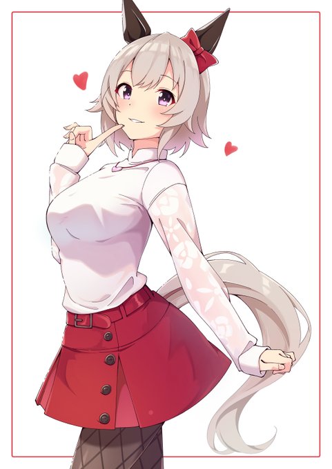 ちょっと前に交換チケットでお迎えできたので記念に描いたカレンチャン 