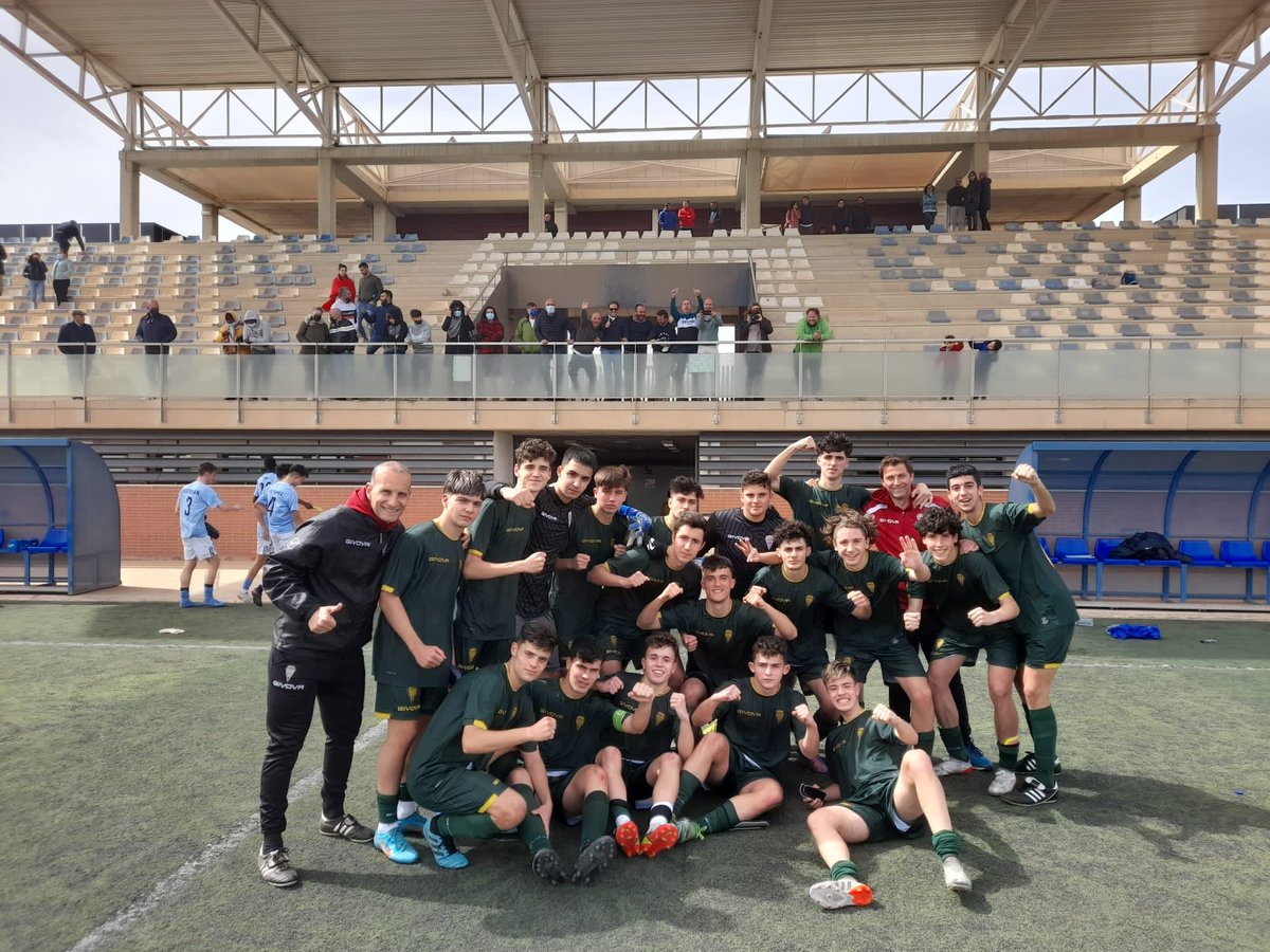 ¡Trabajada victoria en un campo complicado! Sois muy grandes ⚪️🟢⚪️🟢🦁🦁🦁#cordobacadetedh