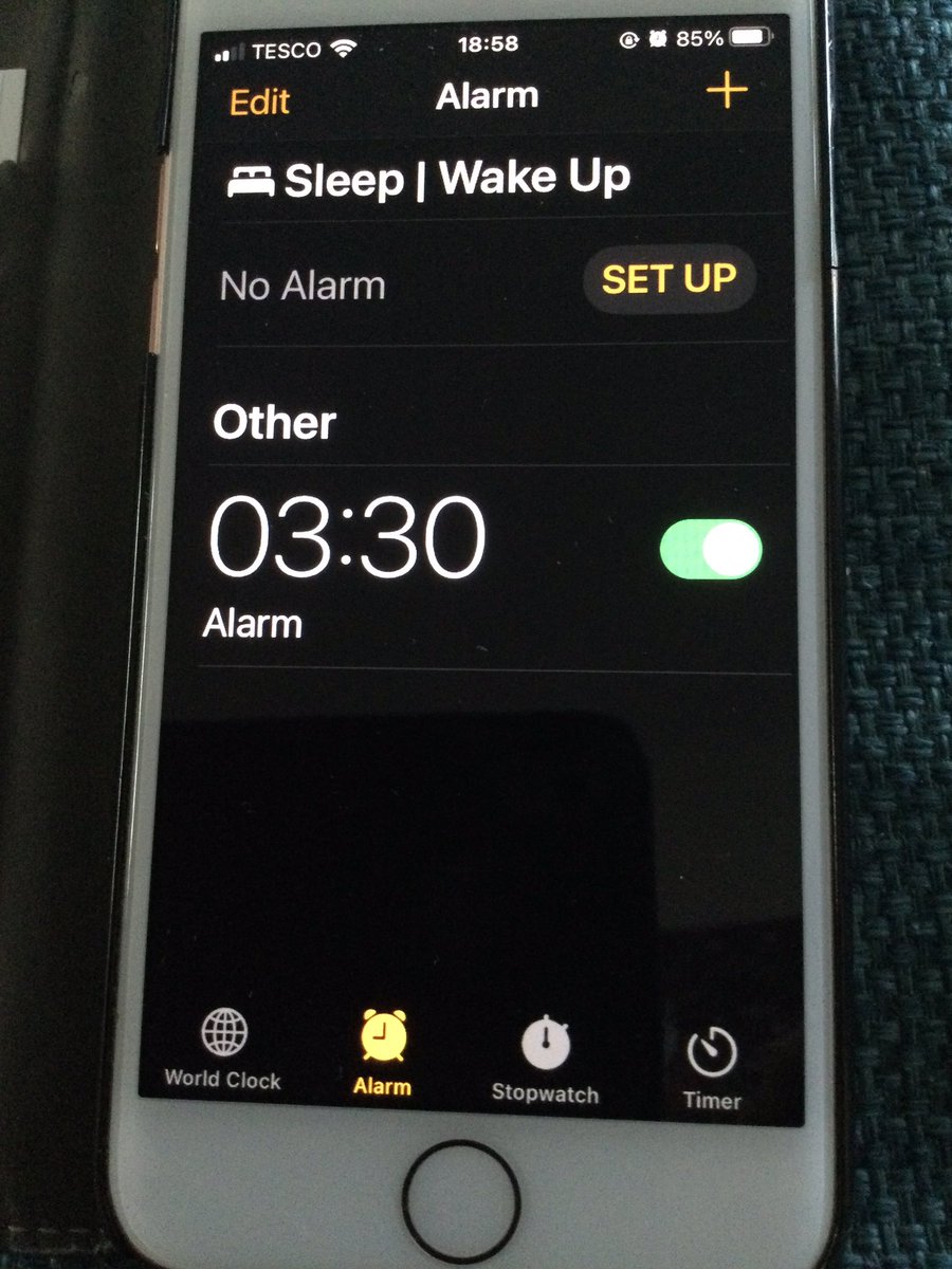 New schedule for work means a new alarm set up 😭 I’d better go to bed now