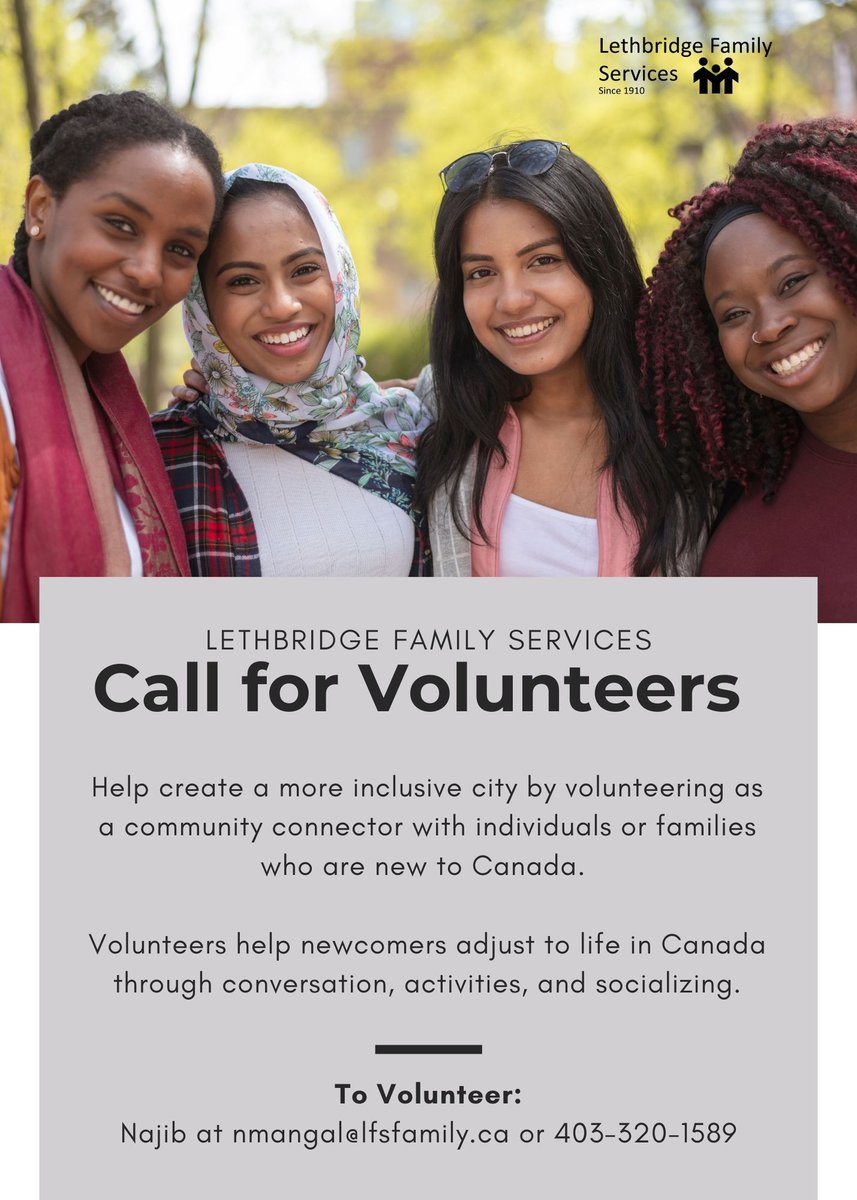 Volunteer Opportunity: To provide support to newcomers that are settling