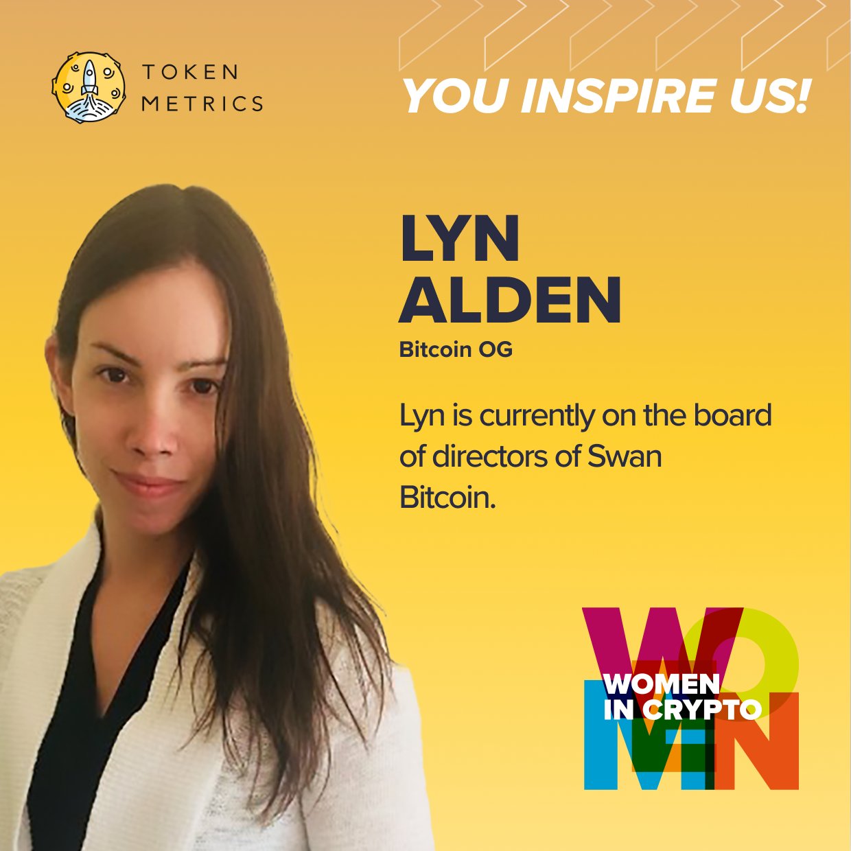Token Metrics on Twitter "Today’s Women in Crypto story features Lyn