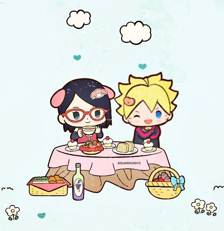borusaramoments's tweet photo. Boruto and Sarada are having a tea party for Boruto's birthday! ☕♥️

Borusara Week 2022 - Day 3
Boruto x Sanrio Collab
#Borusara2022 #boruto https://t.co/UqLZUgNiMq