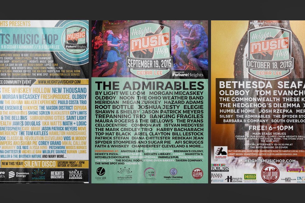 gclecreative's tweet image. Heights Music Hop. 2013-2016. Branding, design and marketing.