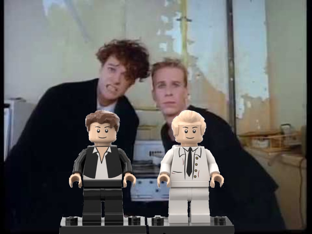 liam_tweeter's tweet photo. "Brickmange"
Neil Arthur and Stephen Luscombe in 1985 in the "Believe You Me" era, Neil and Stephen donning their stage attire from the Ritz 85 concert
#legomusicians #blancmange #neilarthur #stephenluscombe #80s #LEGO https://t.co/nCLUCIWwtZ
