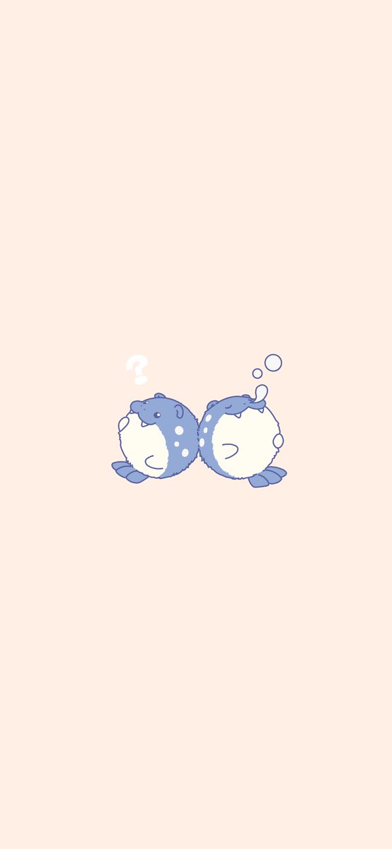「けんかザラシ
と仲直りザラシ
壁紙サイズです! 」|シパソのイラスト