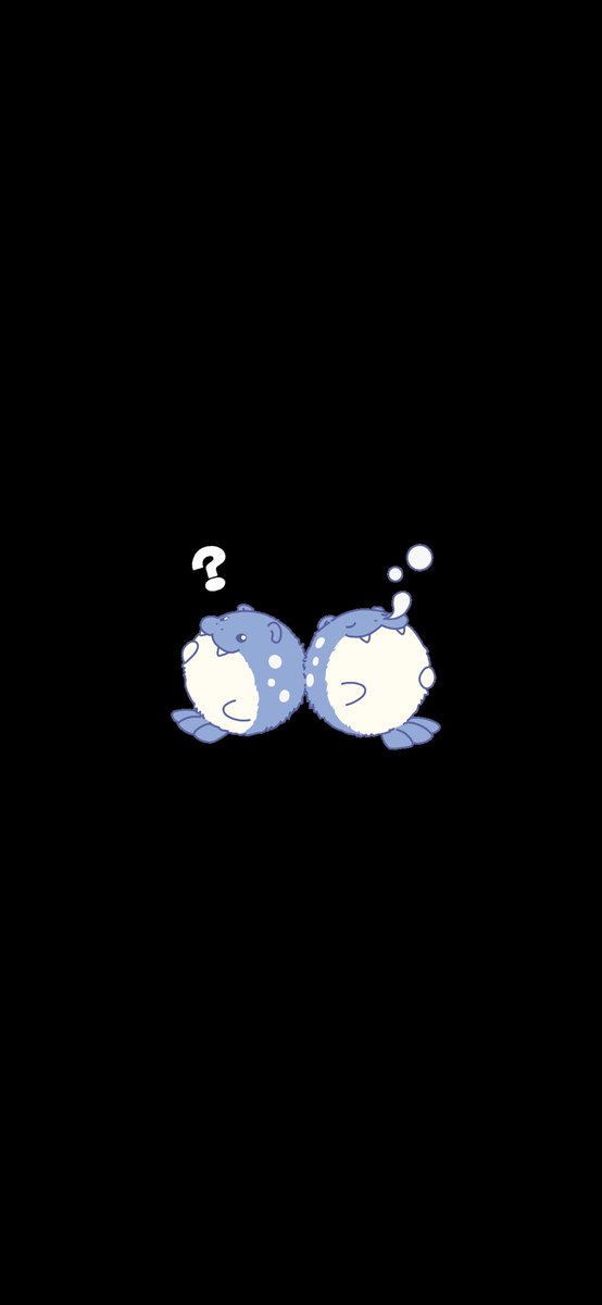 「けんかザラシ
と仲直りザラシ
壁紙サイズです! 」|シパソのイラスト