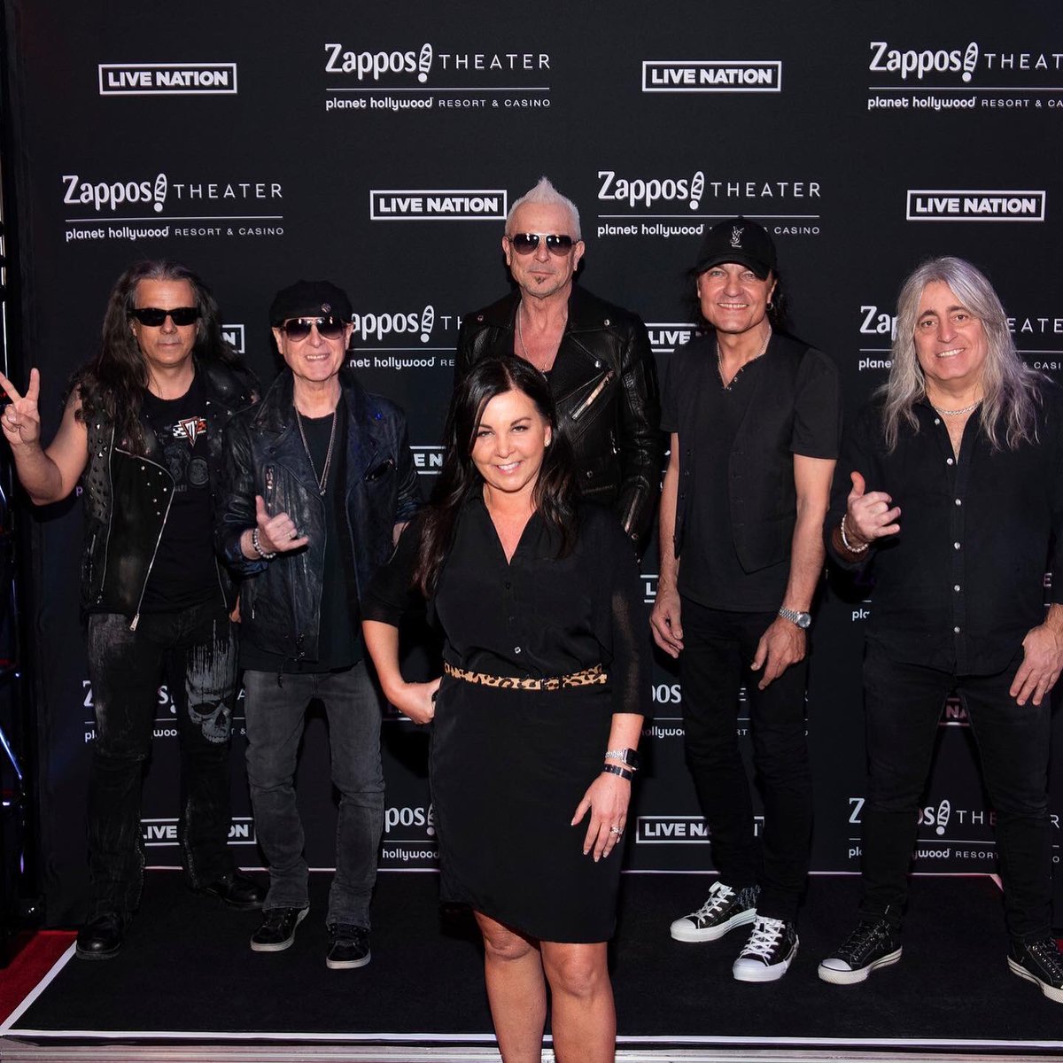pattijohnson's tweet photo. Met my fav band last night! Great concert and these guys were SO nice. #scorpions https://t.co/nQSglEApTo