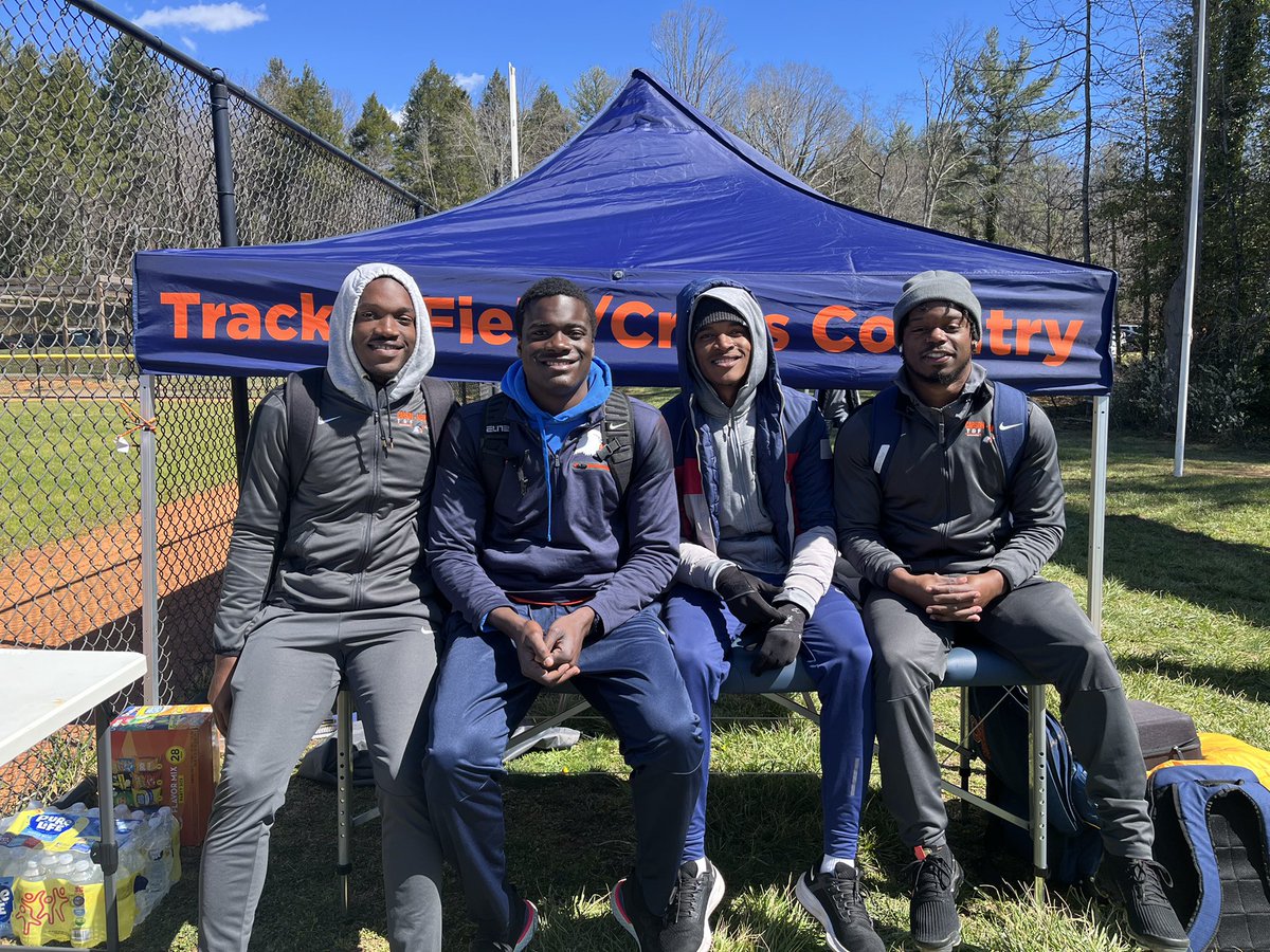 Felt like an early meet back home in England yesterday. Freezing cold &amp; windy but the lads pulled through with a provisional Q in the 4x100m.