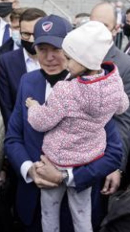 Crackerthe4th's tweet photo. President Biden in yesterday’s Warsaw address “For God’s sake this man cannot remain in power.”
He said this after meeting refugees fleeing Putin’s destruction of their country. These people are homeless and frightened for themselves and those left behind. I agree with him 100% https://t.co/v6xJ5EMucn