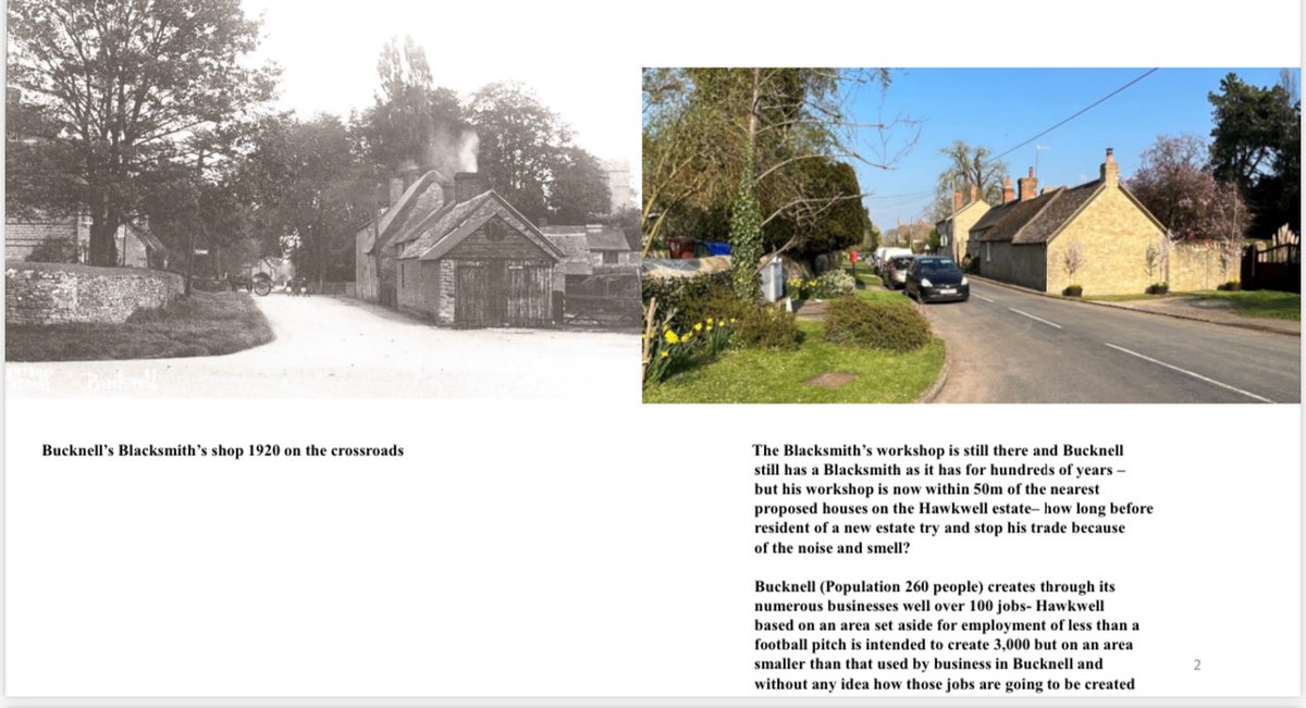 fighthawkwell's tweet photo. 2/ Bucknell then, now and in the future if the Hawkwell disaster is granted. Deadline foro objections: 31st March 22. Let your voice be heard. #savebucknellvillage #saveourcountryside #bicestertowncouncil #cherwelldistrictcouncil #oxfordshire #bicester #hawkhell #stophawkwell https://t.co/1OTQKMgunl
