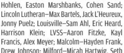 LLBoysHoops's tweet photo. Congratulations to @JonnyPuelz_23 for receiving All-State honorable mention from both the Journal Star and OWH. Congratulations to @MaxBartels5 and @lheureux_jack on receiving All-State honorable mention from the Journal Star. https://t.co/3WP5Rb72J5