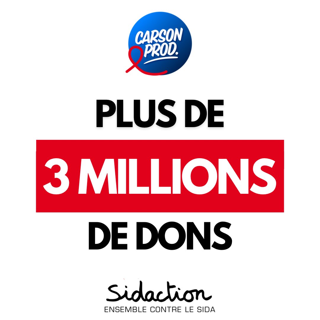 carson_prod's tweet photo. Vous avez été encore plus nombreux cette année à suivre cette nouvelle édition du @sidaction animée par @vincentniclo 🎥
Et encore plus nombreux à faire une promesse de dons 🌹♥️
Merci aux artistes
Merci aux équipes
Merci à Vincent ✨ #audience #sidaction #carsonprod https://t.co/Yj07wA4ZS7