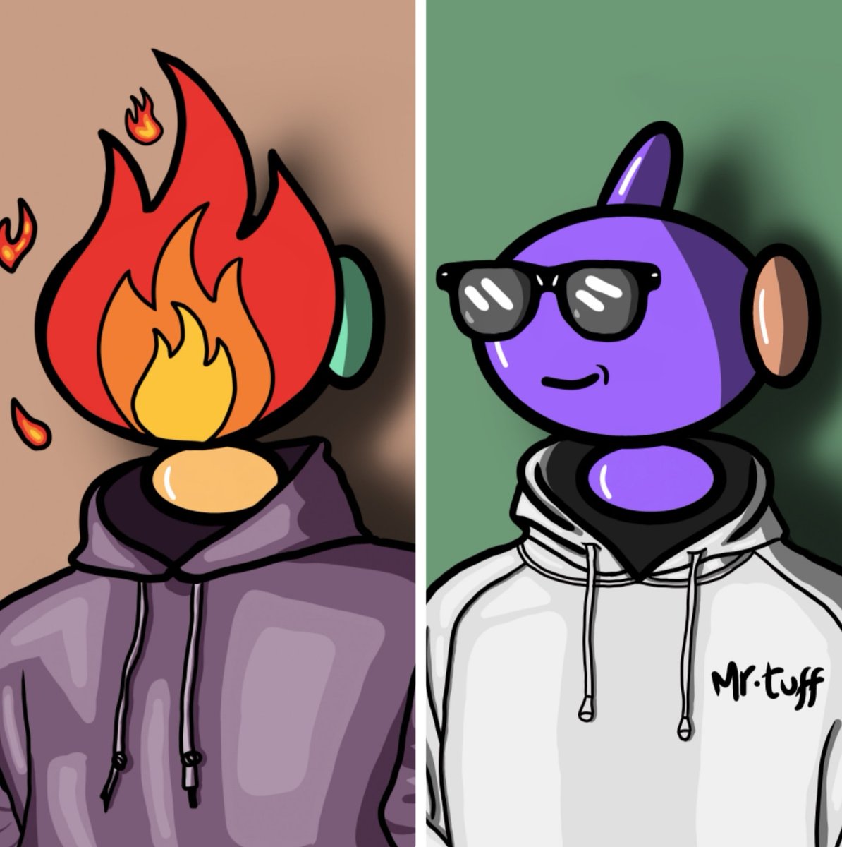 Mr_Tufff's tweet photo. Just dropped these dope #NFT 
Which one would you like to own ? 🤔🚀 https://t.co/B1IgiyHea3