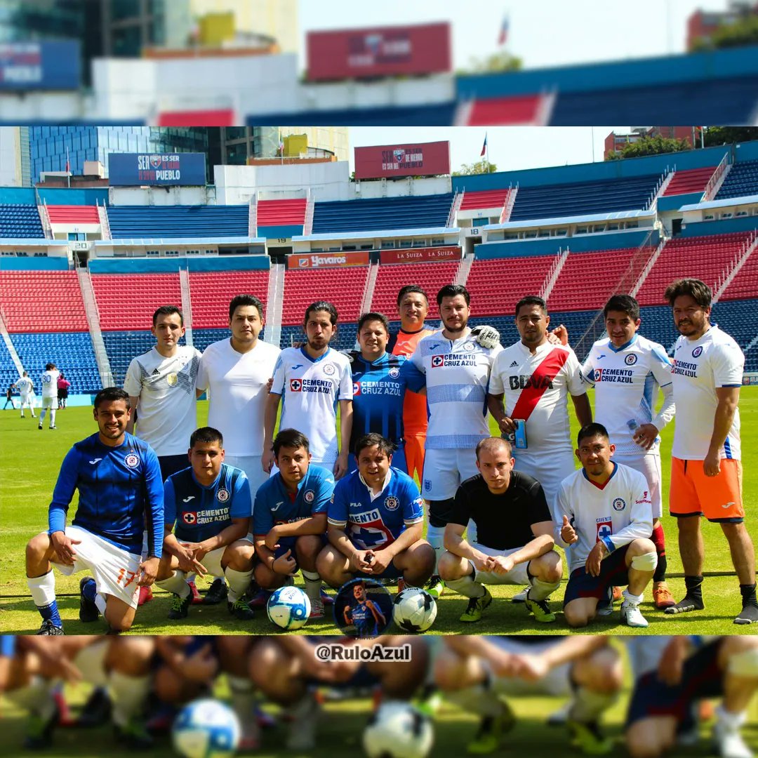 RuloAzuul's tweet photo. Una reta más ✅ para jugar en el estadio no importa el equipo al que le vas!⚽🏟️ Gracias a todos los que fueron! Ya se está preparando la de abril!🔥 
#CruzAzul #ClubAmerica #Chivas #Pumas https://t.co/VKWRDZZf9T