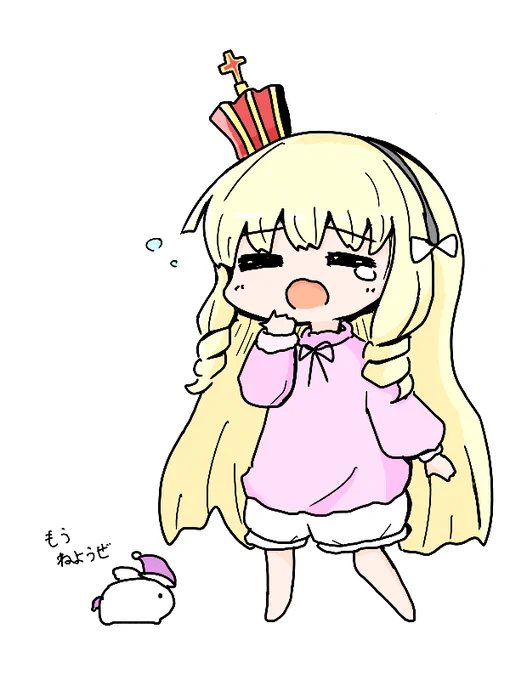 おやすむクイーン・エリザベスちゃん
#アズールレーン 