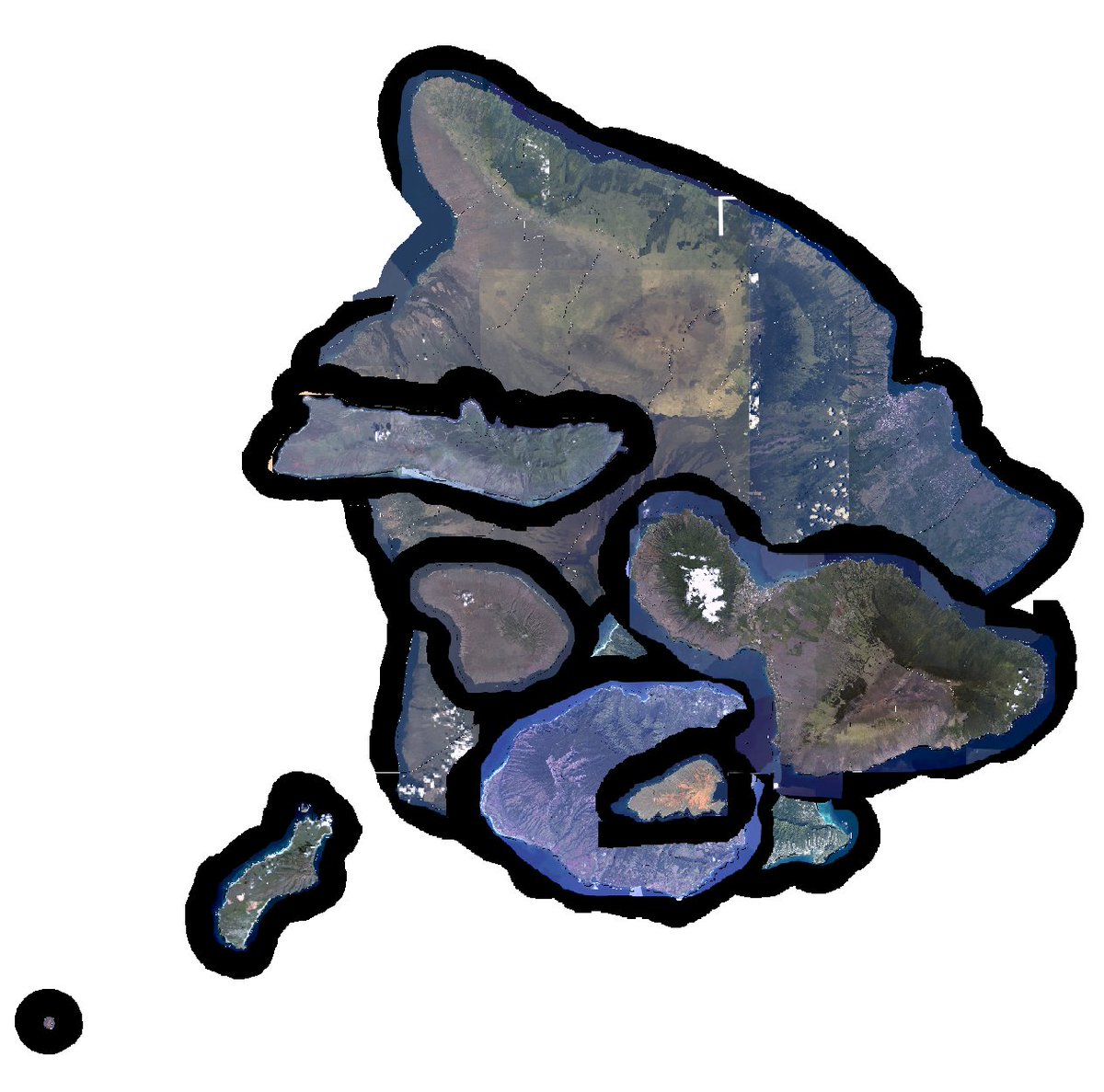 Sunday morning glitch: Hawaii as a short stack of pancakes