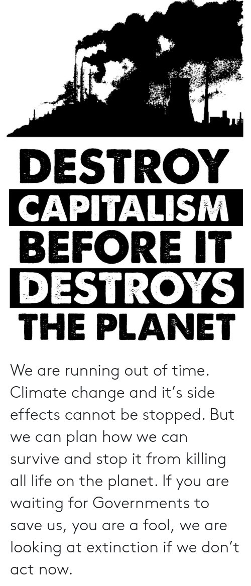 BestToAct's tweet photo. WE’RE ALL GOING TO DIE !
Now that I have your attention…
WE’RE. ALL. GOING. TO. DIE !!!!!
#FactsMatter
#AbolishCapitalism
#DeathToTheSystem
#SaveTheHumans https://t.co/O3iYdnABux