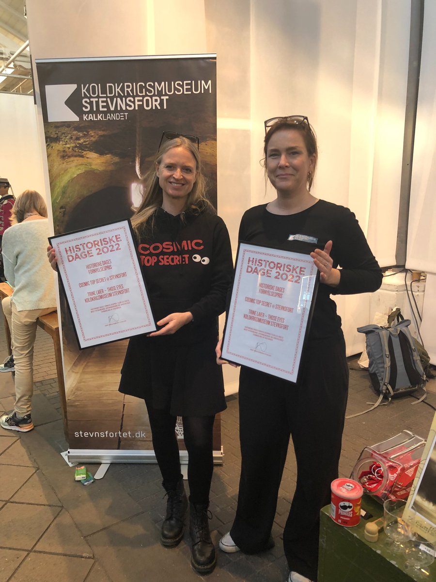 Those Eyes ๐ (@trinelaier) on Twitter photo Yesterday Cosmic Top Secret <a href="/Stevnsfort/">Koldkrigsmuseum Stevnsfort</a> won a sweet INNOVATION-in-communication-of-history award. From the great history connoisseurs at <a href="/Historiskedage/">Historiske dage</a>. Thank you so much! ๐๐พ ๐ต๐ป โฅ๏ธ
<a href="/invertedmatrix/">Cosmic Top Secret</a> <a href="/NakanaGames/">Nakana.io</a> @ibeneser
#videogames #museums #innovation #dkgame #thoseeyes Yesterday Cosmic Top Secret <a href="/Stevnsfort/">Koldkrigsmuseum Stevnsfort</a> won a sweet INNOVATION-in-communication-of-history award. From the great history connoisseurs at <a href="/Historiskedage/">Historiske dage</a>. Thank you so much! ๐๐พ ๐ต๐ป โฅ๏ธ
<a href="/invertedmatrix/">Cosmic Top Secret</a> <a href="/NakanaGames/">Nakana.io</a> @ibeneser
#videogames #museums #innovation #dkgame #thoseeyes