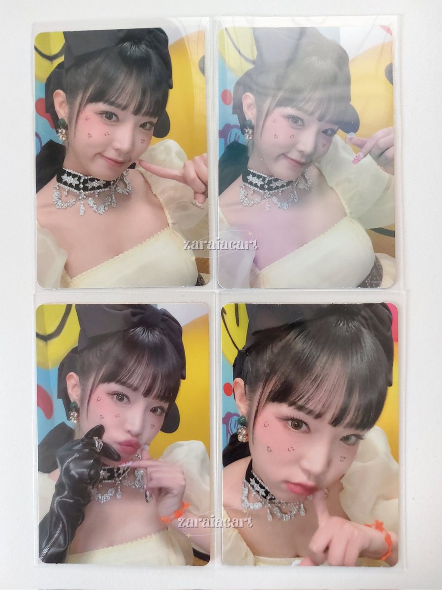 zaraiacart's tweet photo. ꒰ wtt lft ph ꒱

✴︎ have: kep1er xiaoting, yujin, yena smiley, j staydom pc (might add wonyo bangs)
✴︎ want: prio yoon glasses

𓏳 can drop offers from stayc, kep1er, rv, aespa, twice
𓏳 ratio tbd ><

🖇 chaehyun wonyoung j isa sana nayeon winter joy yeri ningning trase https://t.co/S9bilPHgJw