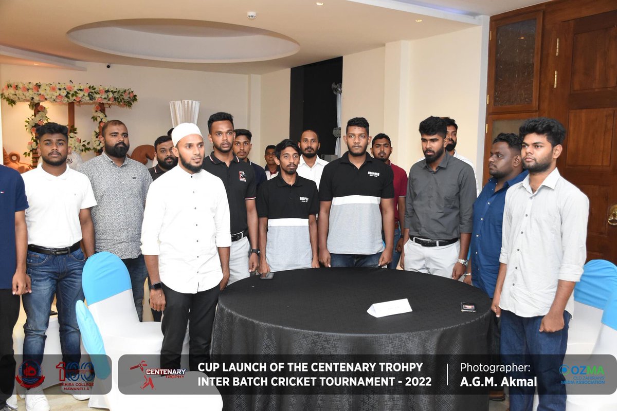 84thbatch's tweet photo. CUP LAUNCH OF THE CENTENARY TROPHY INTER BATCH CRICKET TOURNAMENT 2022
ZAHIRIA COLLEGE MAWANELLA https://t.co/u90mOlXaaD