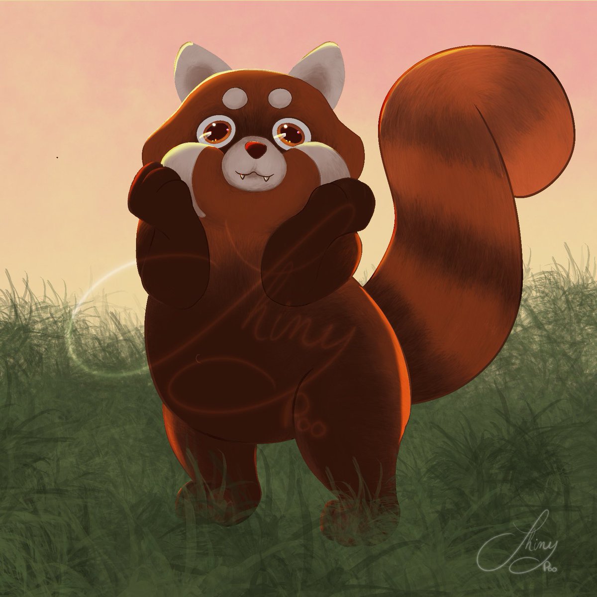 Mitsune_FR's tweet photo. Je continue à tester #procreate !
C'est loin d'être ouf et je n'arrive pas encore à maitriser les brush pour avoir l'effet que je veux... 
Voilà donc 2 versions de mon petit panda roux 🐼
Hésitez pas à me dire quelle colo vous préférez ^^
#dessin #drawing #pandaroux #redpanda https://t.co/SvWFki3H3z