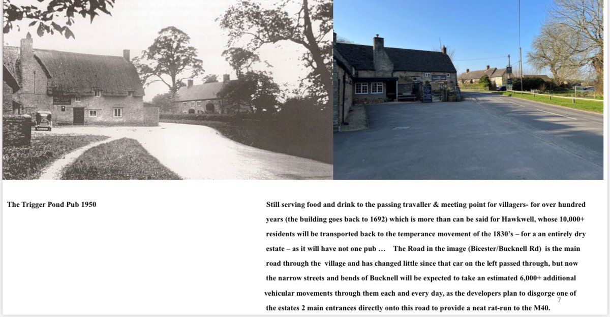 fighthawkwell's tweet photo. 7/ Bucknell then, now and in the future if the Hawkwell disaster is granted. Deadline for objections: 31st March 22. Let your voice be heard. #savebucknellvillage #saveourcountryside #bicestertowncouncil #cherwelldistrictcouncil #oxfordshire #bicester #hawkhell #stophawkwell https://t.co/QS7ZF9Tmnw