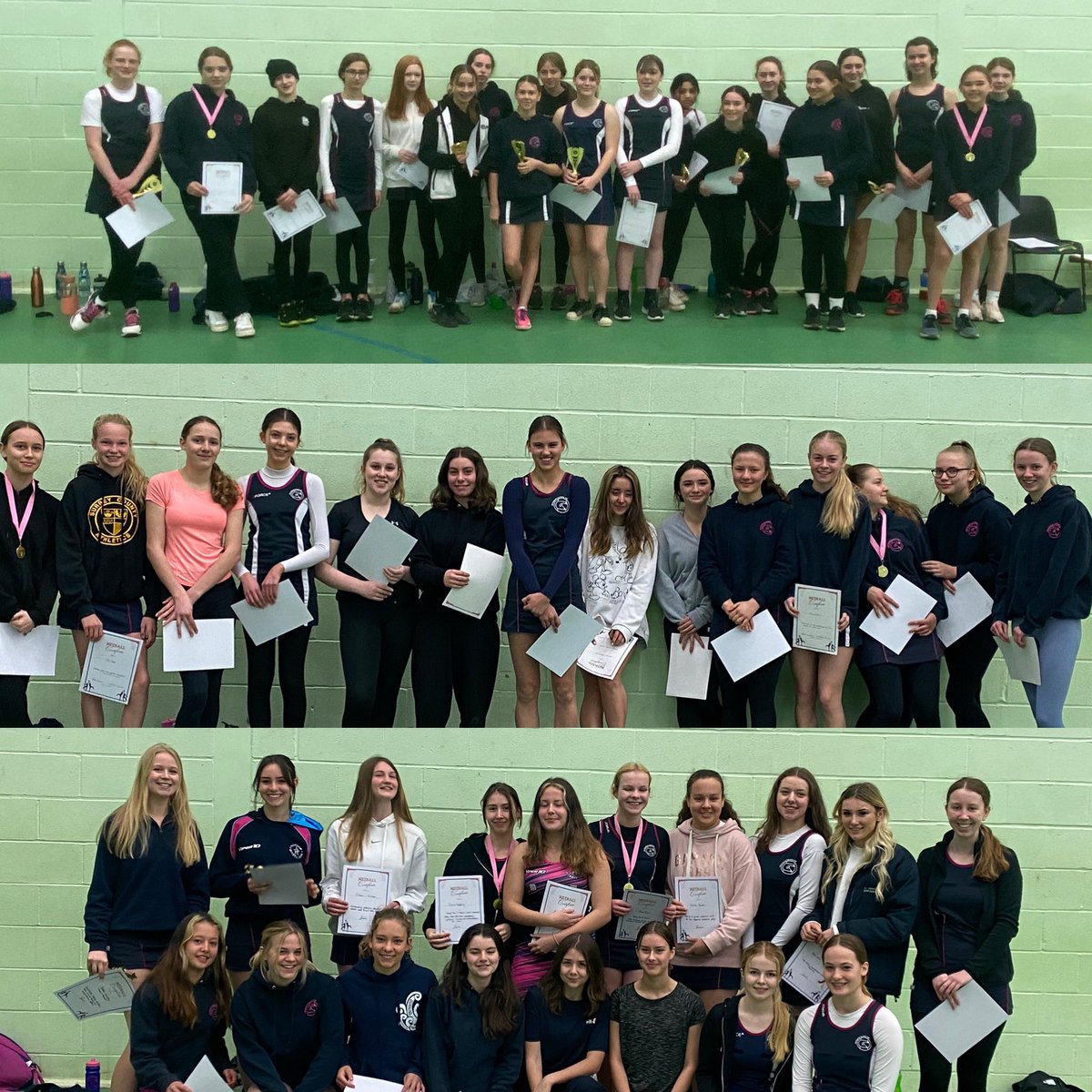FetchamHawks's tweet photo. Hats off to our year 9s, 10s and 11s who have played their socks off this season and have been a pleasure to coach! Plus a fond farewell to the year 11s, some of whom have been with us since year 4 and have grown (literally) into brilliant netballers! https://t.co/CqgOVqGSZd