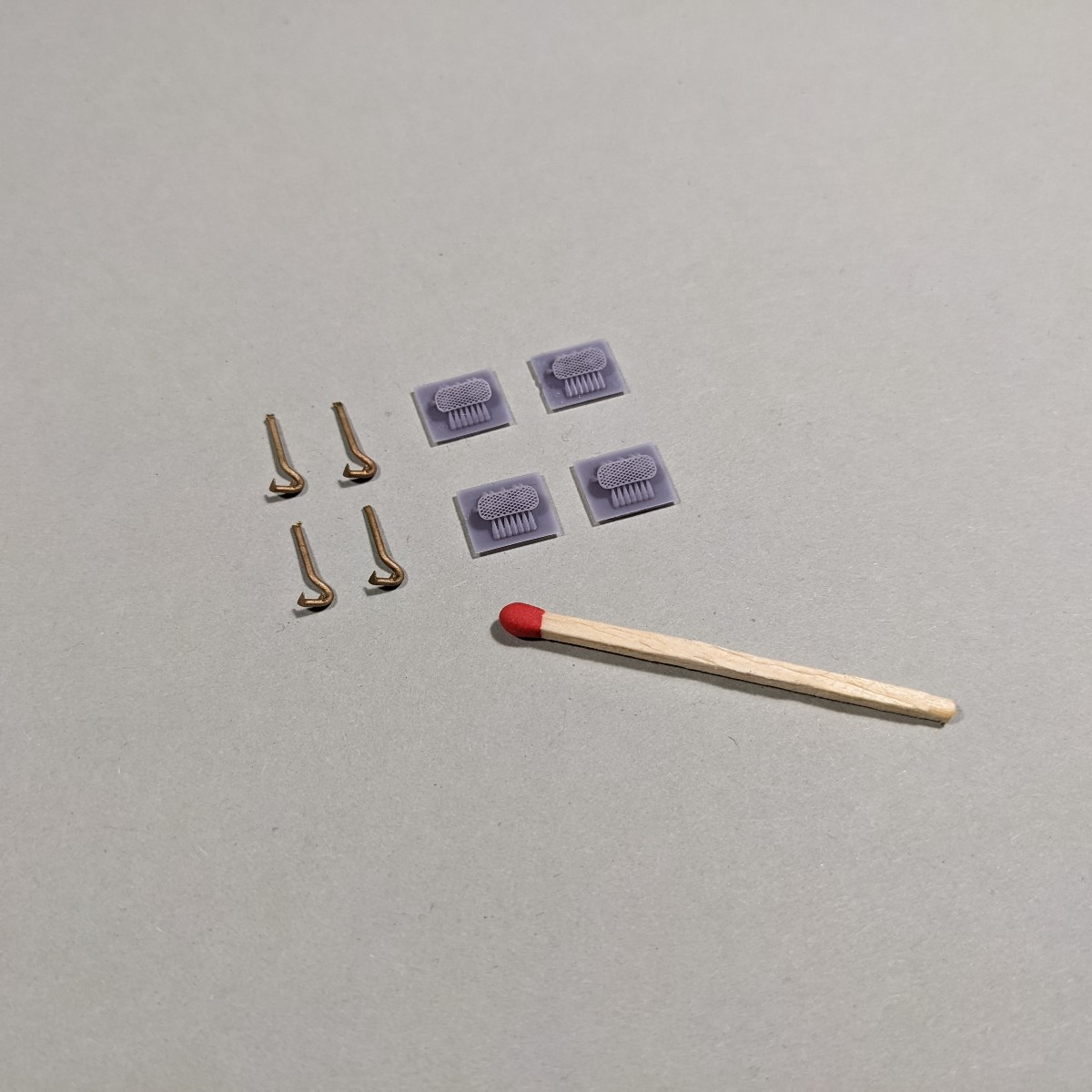 proto87_'s tweet photo. Endlich wieder lieferbar: Meine Rangiertritte im Maßstab 1/87 für 26,4 m-Wagen mit durchbrochenen Trittrosten! 😀 Die Trittroste sind jetzt als #3D-Druckteil ausgeführt, damit sind keine Lötarbeiten mehr notwendig. #1zu87 #3D #Modellbahn #Modellbau
https://t.co/Ueuw5JQW4B https://t.co/BBIa5g2oi5