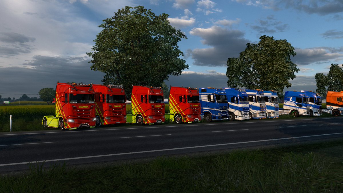 cml_logistik's tweet photo. Heute waren wir zu Gast beim März Konvoi der @rsl_gmbh an dieser Stelle nochmals vielen Dank für die Einladung.

#chrismaximuslogistik #ets2 #eurotrucksimulator2 #scs #scssoftware #truckersmp #bestcommunityever https://t.co/Vps7BXpxo4