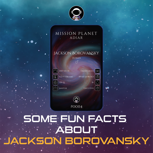 nftadiar's tweet photo. 🌎STORIES FROM ADIAR🌎
Jakson got his name because his family loved Michael Jackson
#00114
.
#nft #nftcollector #nftartist #nftcommunity #digitalart #OpenSea #polygon #adiar #MissionPlanetAdiar https://t.co/1CjOEcYJNg