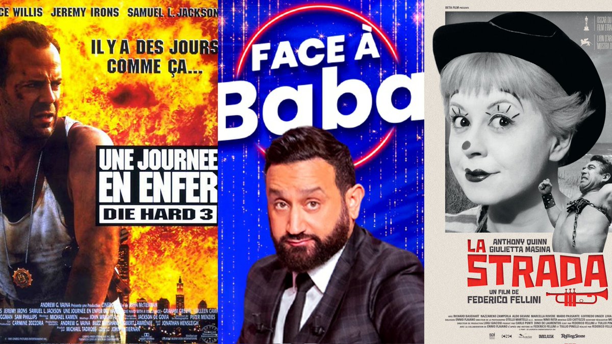 RomainActuTV's tweet photo. AUDIENCES - Meilleures audiences TNT
1) #UneJourneeEnEnfer : 1,2M - 6,3% (W9)
2) #FaceABaba : 1,1M - 5,3% (C8)
3) #Cache : 1M - 5,1% (Arte)
4) #LaStrada : 1M - 4,8% (Arte)
5) #Lunivers : 962K - 4,4% (Fr5)
6) #SurLeFront : 934K - 4,3% (Fr5)
7) #DiaboloMenthe : 933K - 4,8% (Fr5) https://t.co/9LWcqcIyPa