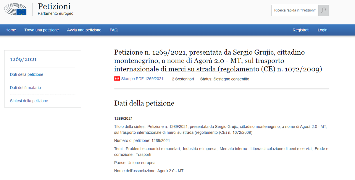 Agora_Mt's tweet photo. #Trasporto europeo... #frode, l'elusione fiscale...sfruttamento dei lavoratori. Sostiene che l'apertura delle frontiere dell'UE consente l'evasione fiscale,lo sfruttamento dei lavoratori e la concorrenza sleale. #socialdumping https://t.co/8QMpLkfGc7 https://t.co/PT2dWcsmbg