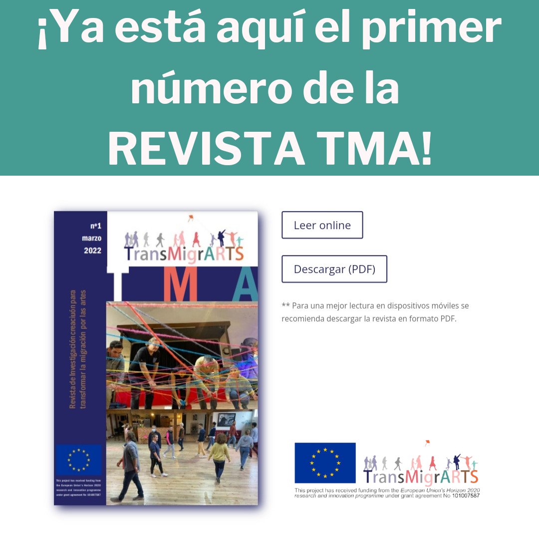 TransMigrARTS's tweet photo. ¡Hoy, coincidiendo con el #diainternacionaldelteatro publicamos el primer número de la REVISTA TMA! Un número cargado de artículos, experiencias, entrevistas y reseñas que podéis leer aquí: https://t.co/ykoKA24Z6y https://t.co/UlgvhoKKH1