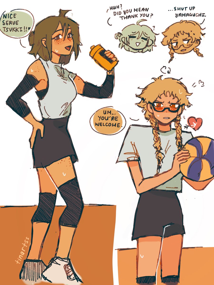fem tsukkiyama pining + shenanigans at training camp

#tsukkiyama #haikyuu 