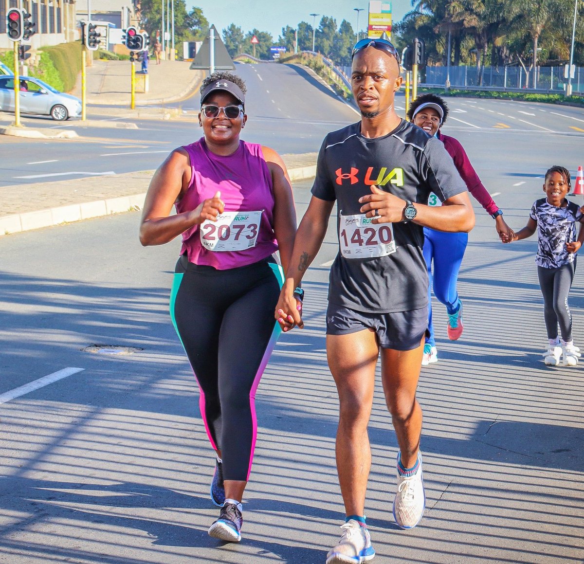 MarimaSipho's tweet photo. This morning's @BeyersChoc 5km and 8km race was such a vibe🔥 Ran with the front pack and placed 19th👌🏽🔥 Then went back to encourage fellow runners and fetch my wife💜 Thank you all for coming!🙏🏽❤
.
Congratulations to @Luv2404 for winning the @UnderArmour pair of shoes!!!🎉🎉 https://t.co/76NFsI1wHg
