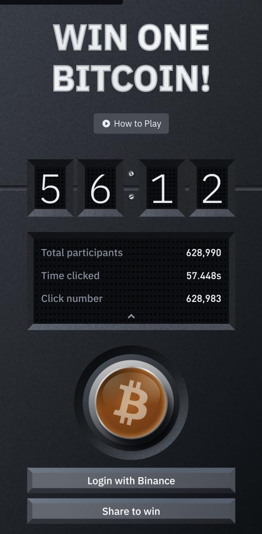 So close #BitcoinButton #binance