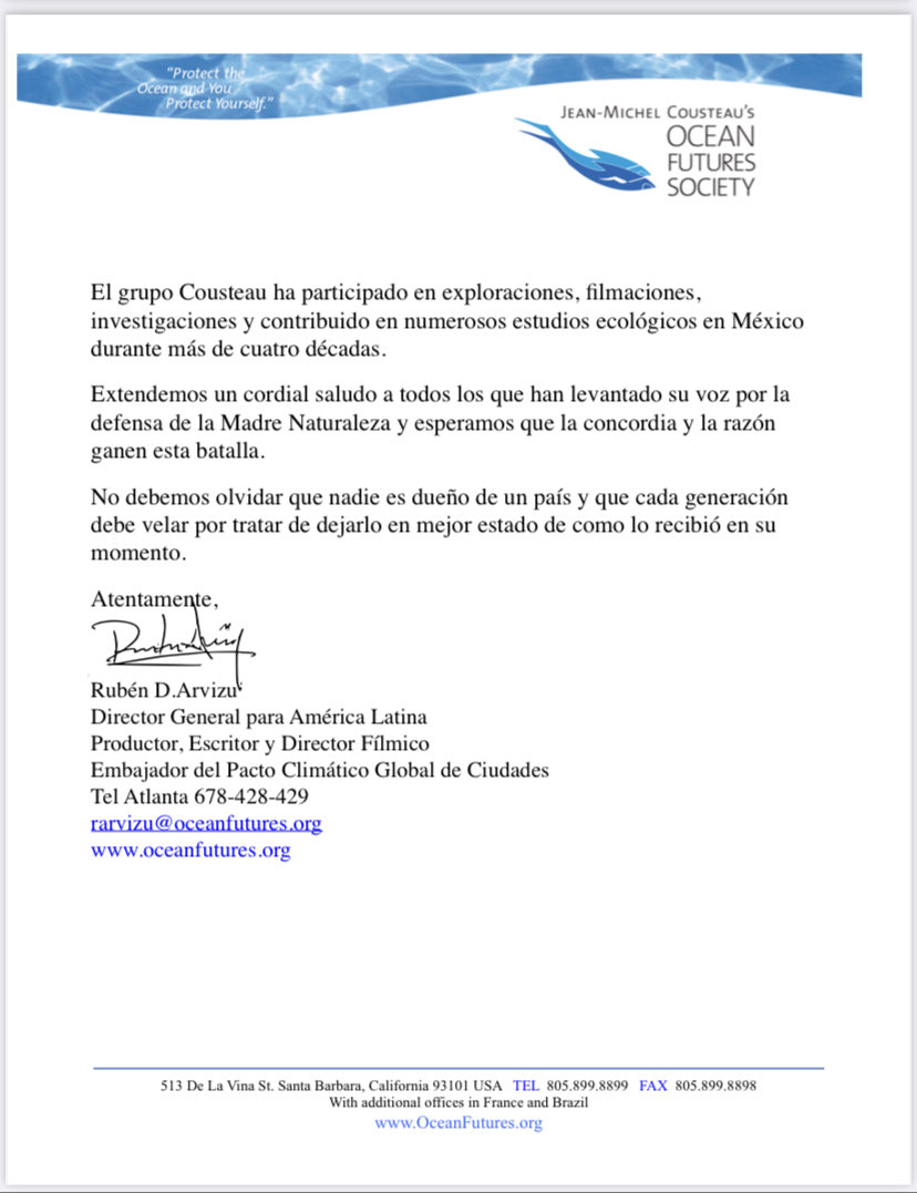 Jean Michael Cousteau, se sumó a la solicitud de ambientalistas, para que el presidente, Andrés Manuel López Obrador, nos escuche y recorra el Tramo 5 por donde comenzó la devastación de selva, como parte de los trabajos del #TrenMaya
#SelvameDelTren