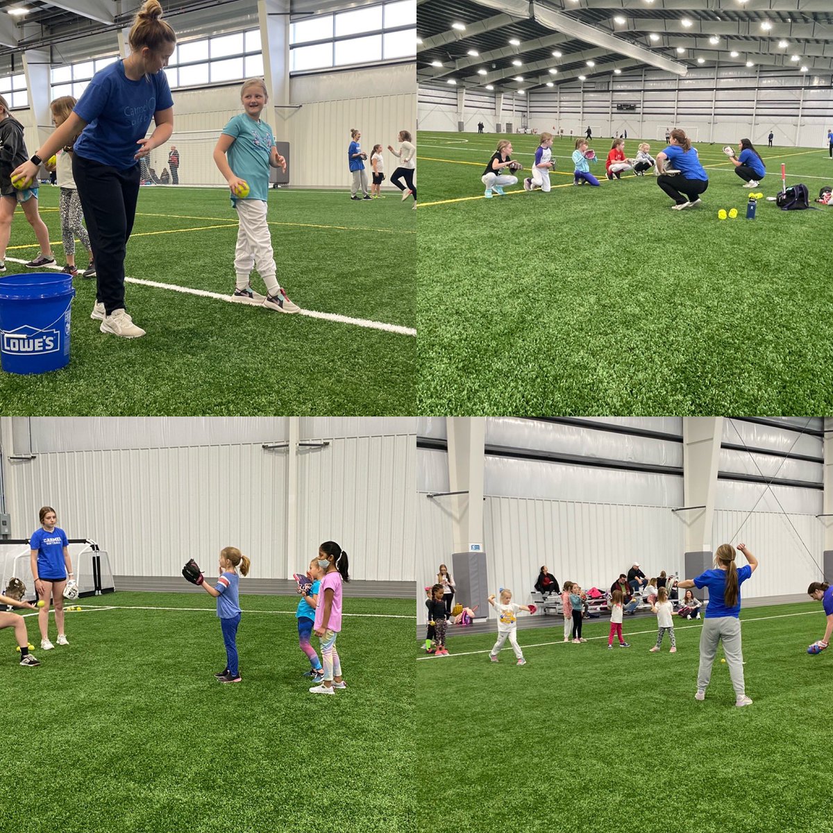Thanks to all of the <a href="/CarmelDadsClub/">Carmel Dads' Club</a> players and coaches who came out to our season kick-off camp yesterday! We enjoyed working with the you and hope to see you in the stands at Cherry Tree this year. #Hounds 🥎
