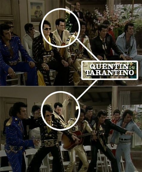 Happy birthday to Quentin Tarantino!

He played an Elvis impersonator in the show 