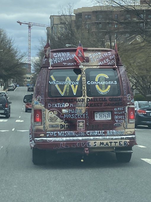 PFTCommenter's tweet photo. I was trying to keep it lowkey but @D_Gillesp spottted me driving around Arlington this weekend https://t.co/iWAfem05bl