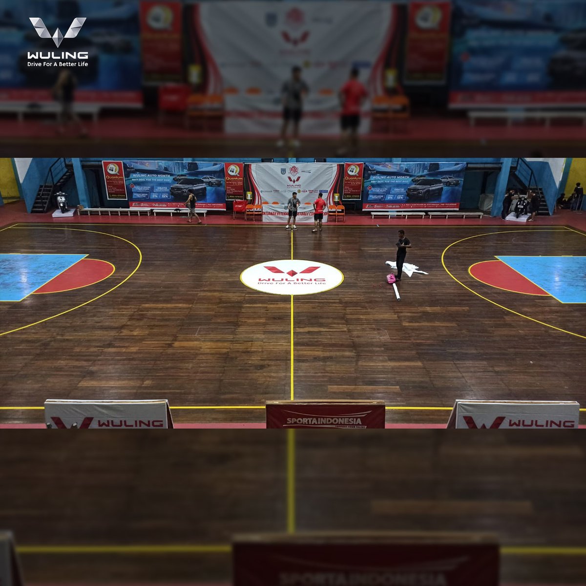 WulingMotorsID's tweet photo. Event ini, sebuah pertandingan bola basket yg diadakan oleh PVBC utk kategori pelajar usia dini & pemain basket veteran di Pontianak maupun Kalimantan Barat.
#WulingMotors #DriveForABetterLife #PVBC #PontianakVeteranBasketballCommunity #PontianakVeteranBasketballCompetition2022 https://t.co/jl3j2Uj9sn