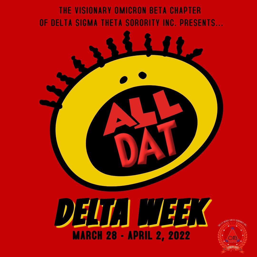 omicronbeta_dst's tweet image. The moment you've all been waiting for. This is allll dat! This is alllll dat! Join the Visionary Omicron Beta Chapter on an adventure during our Delta Week! Stay tuned for more! 😃 

#DeltaWeek #DST #AllThat #EWU #EWU2025 #EWU2024 #EWU2023 #OBDeltaWeek2022 #EWU