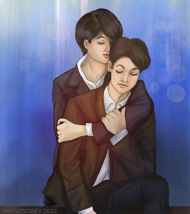 QPaynesgrey's tweet photo. My artwork for Reverse Cherry Magic Bang! Accompanied by "Those Days" a brilliant fic by @ladylapisxx  #cherrymagic @cherrymagicbang https://t.co/roV4SlYOhF https://t.co/v2sPlrsURa