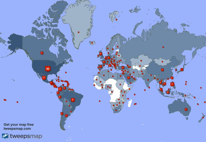 Special thank you to my 1263 new followers from USA, Philippines, Mexico, and more last week. https://t