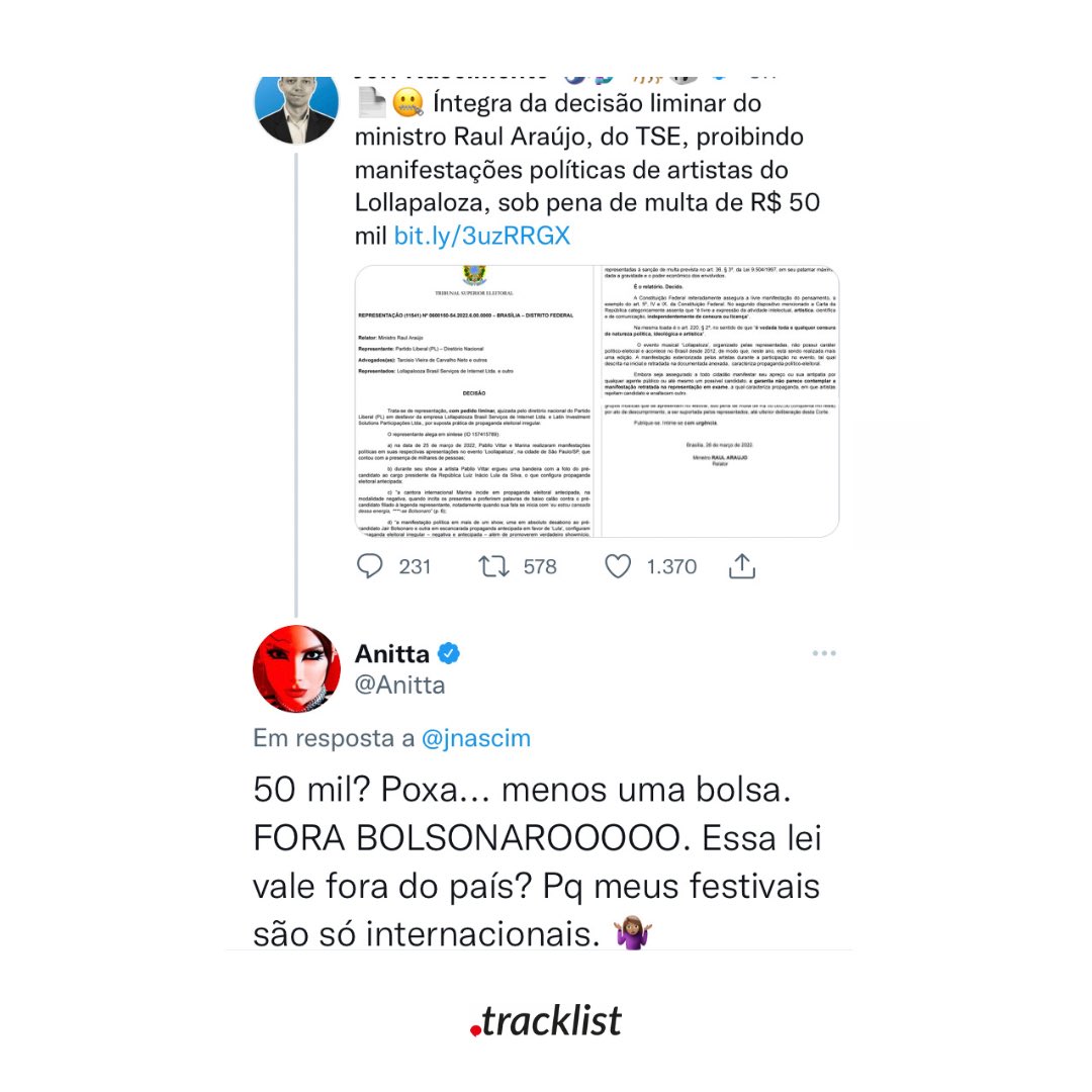 Anitta leva fecho da netflix no twitter : r/brasil