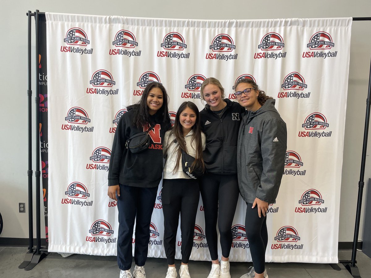 GreatPlainsVB's tweet photo. Had some Huskers stop by our Great Plains Regional Championships today! https://t.co/qunN4FWH3E