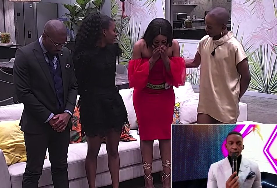BBMzansi's tweet photo. Mphowabadimo is SAFE!!!!

Visit the #BBMzansi site for exclusive videos: https://t.co/JWNQdRYXHB https://t.co/ll26fHkLGU
